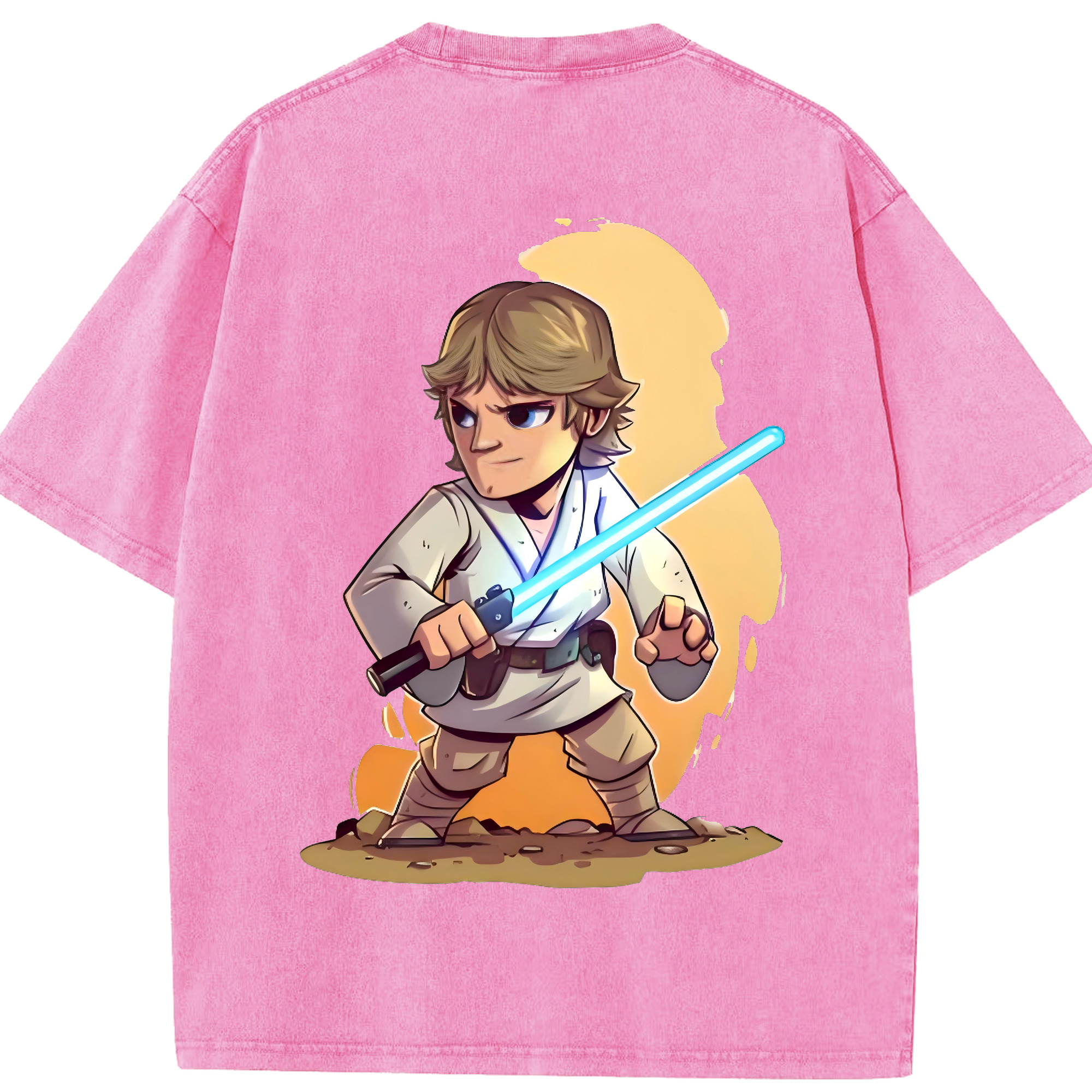 （画像用） スター・ウォーズ Star Wars 綿100% ヴィンテージ風 半袖Tシャツ（背面プリント）